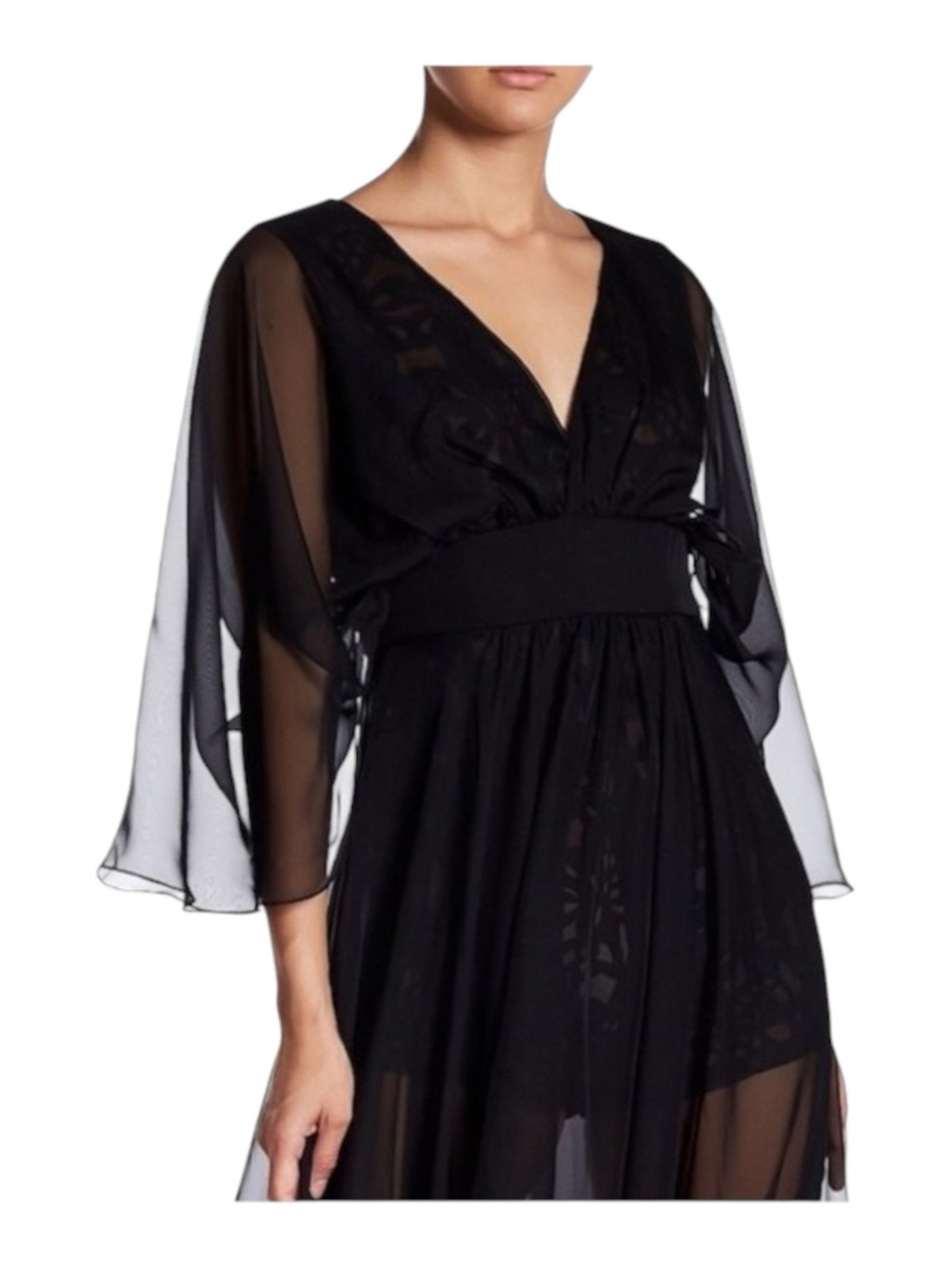 new Lotus Threads ❤︎︎ Lace Romper Overlay Gown Cocktail Maxi Dress ❤︎︎ Edgy Chic - Picture 10 of 17